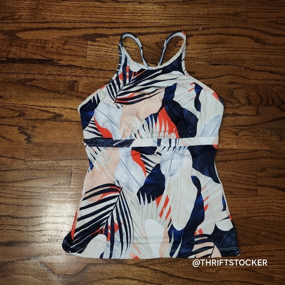 Athleta tahitian tankini size 34D/DD